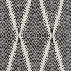 Erin Gates by Momeni River Beacon Rug Swatch, 0'8" X 0'8" Square, Black