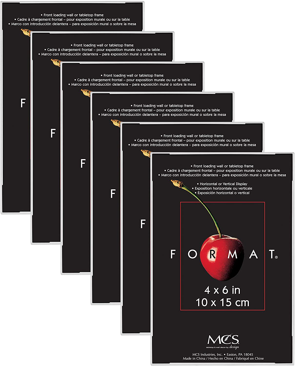 MCS Format Frames, 4 x 6 in, White