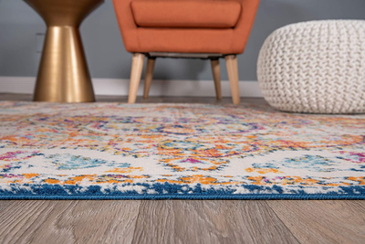 Rugshop Vintage Distressed Bohemian Runner Rug 2' x 7' Ivory