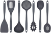 Glad Cooking Kitchen Utensils Set – 7 Pieces, Nylon Tools for Nonstick Cookware, Gray