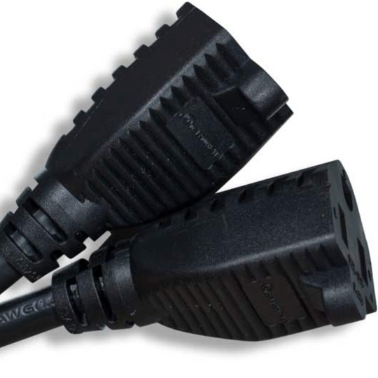 14" Power Cord Extension And Splitter