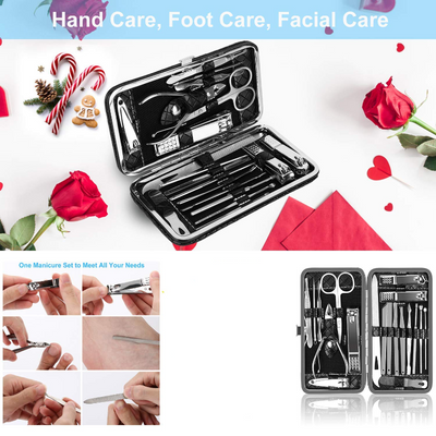 19 in 1 Stainless Steel Manicure Kit