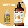 Everyone Liquid Hand Soap, 12.75 Ounce (Pack of 3), Spearmint and Lemongrass, Plant-Based Cleanser with Pure Essential Oils (Packaging May Vary)