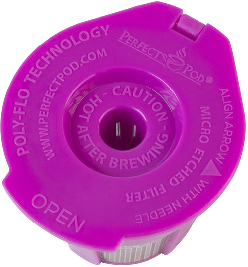 Cafe Fill Deluxe by Perfect Pod Reusable K Cup Coffee Pod | Compatible with Keurig 2.0 1.0 K-Mini Plus K-Classic K-Elite K-Latte K-Compact K-Cafe & Select Other Single Serve Coffee Makers