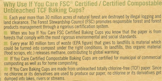 IF YOU CARE Baking cups, 24 CT