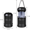 Multi-Pack Collapsible LED Camping Lanterns