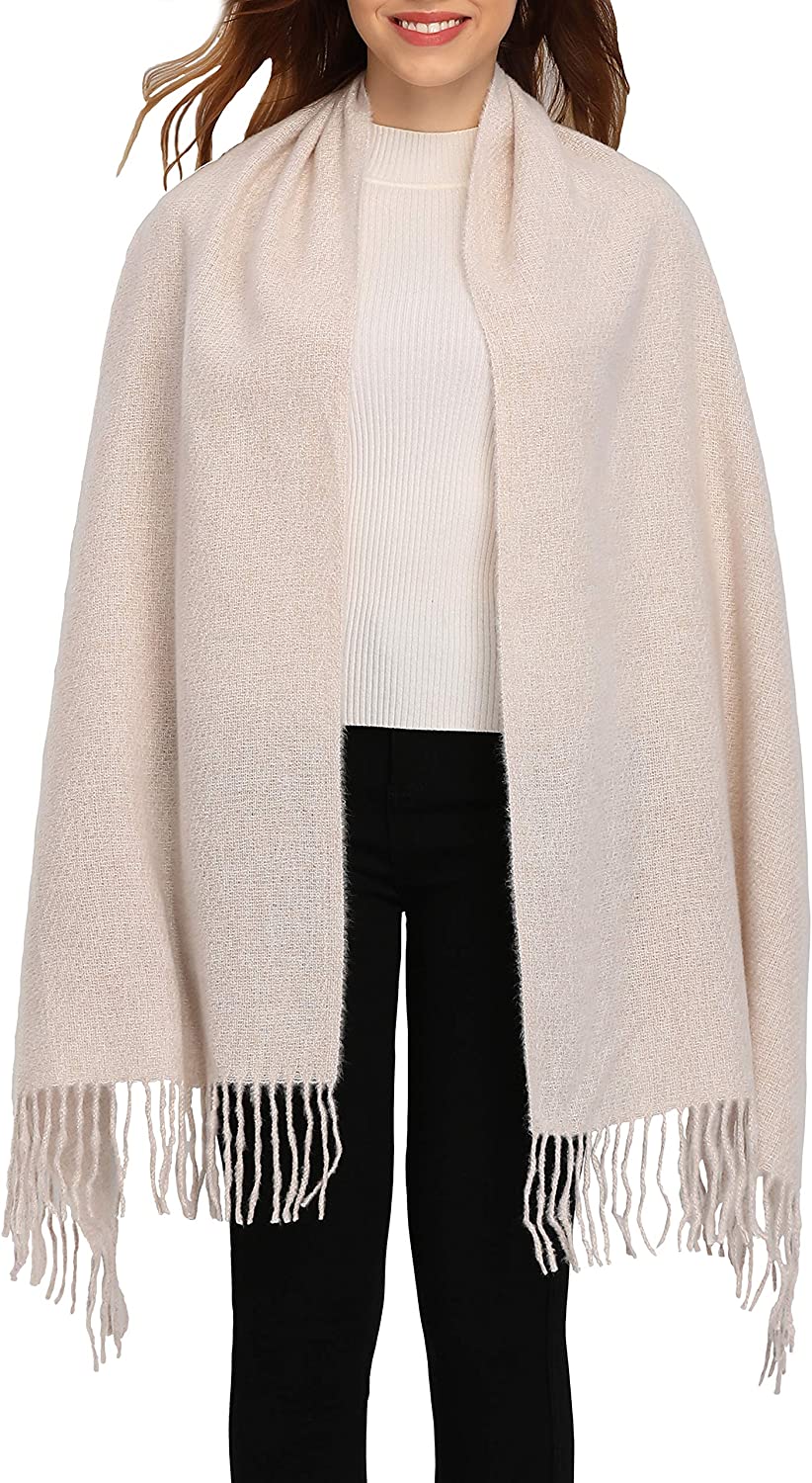 Women Men Winter Thick Cable Knit Wrap Chunky Warm Scarf