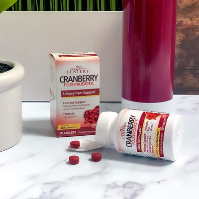 60 Count Cranberry Plus Probiotic Tablets