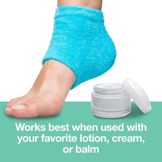 2 Pack Moisturizing Heel Socks