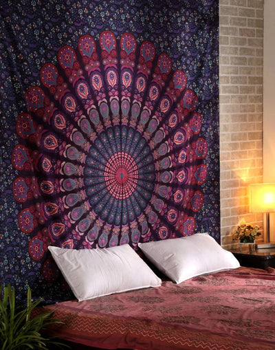 Colorful Cotton Bohemian Mandala Tapestry