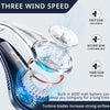  Portable Bladeless Neck Fan, 4000mAh, USB Charging, 360° Surrounding Air Outlet, Three-speed Adjustable, Quiet, 3 Seconds Rapid Cooling, Good Helper in Summer