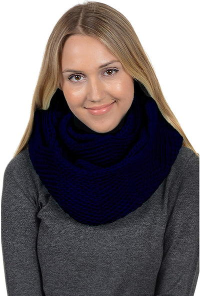 Basico Women Winter Infinity Scarf Warm Knitted Circle Loop Various Colors…
