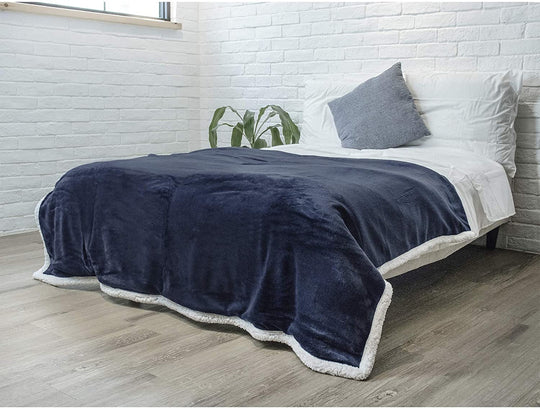 Twin Plush Sherpa Blanket