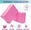 Dea Forever Yoga Blocks with Strap Set | High-Density Eva Foam Blocks with Yoga Strap D Ring Yoga Set with Bag | Yoga Brick 2 Pack and Strap + eBook for a Better Lifestyle