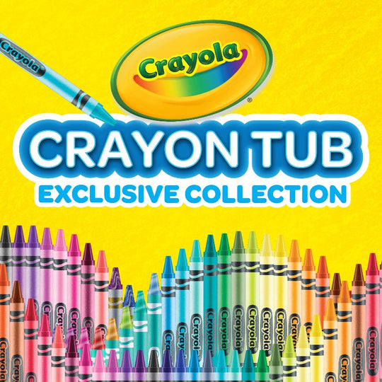 168 Piece Crayola Crayons and Storage Tub Set - Colors of the World Set