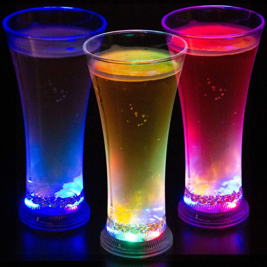Liquid Activated Multicolor LED Pilsner Glass
