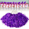 baotongle 12 PCS Cheerleading Squad Spirited Fun Poms Pompoms Cheer Costume Accessory For Party Dance Sports
