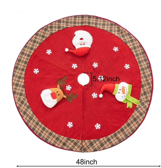 Santa And Friends Holiday Tree Skirt