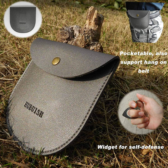 HUBUISH Camping Tripod Board Accessories - Turn Branches into Campfire Tripod Grill for Cooking, Portable Camping Gear and Equipment for Camper/Hiker Travel Outdoor Firepit Hang Pot Cooking