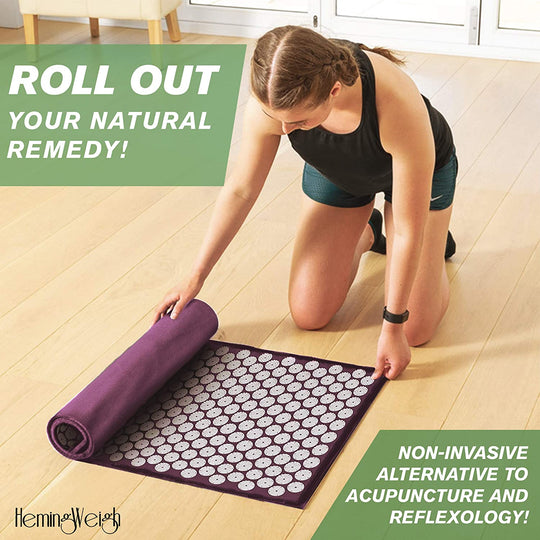 Acupressure Pain Relief Massage Mat And Pillow Set 