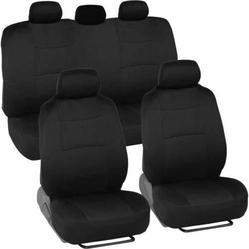 9 Piece Full Set of Deluxe Low Back Seat Covers, Universal Fit for Car, Truck, SUV or Van
