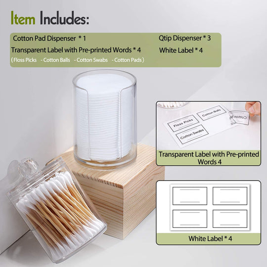 4 Pcs Canister Storage Organization