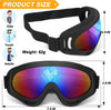 2 Pairs Motorcycle Goggles Fit Helmet, ATV Ski Goggles Anti-UV Dustproof Windproof Dirt Bike Goggles for Youth Men Women