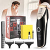 Men's Cordless Beard Trimmer Kit & Hair Clippers with - LED Display