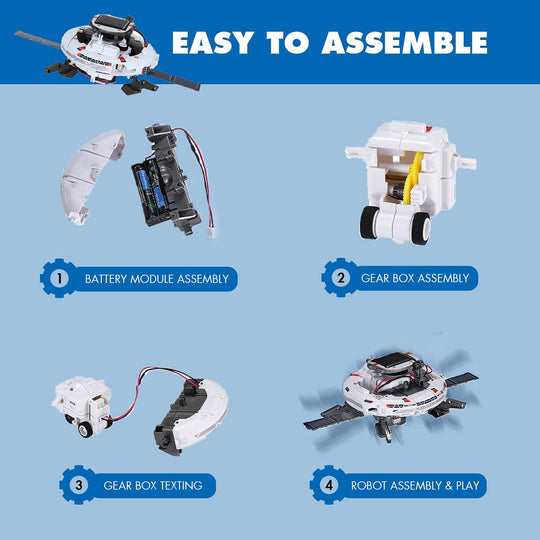 Solar Robot Kit for Kids 6-in-1