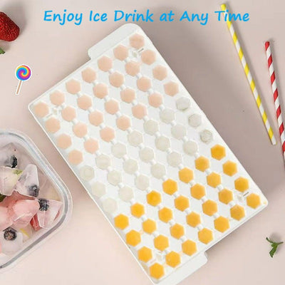  308 Pcs  Silicone Tiny Crushed Ice Cubes Molds for Chilling Drinks with Ice Bin Scoop