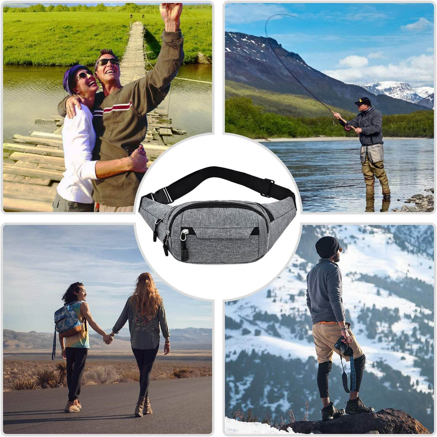 Large Fanny Pack for Men&Women