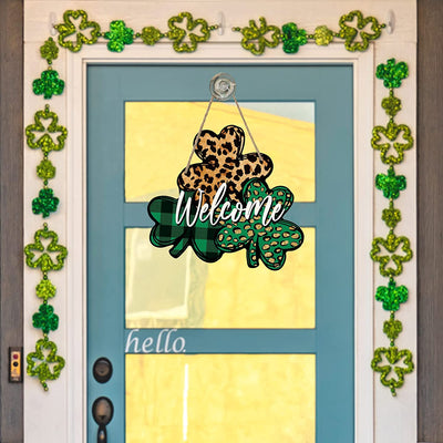 St. Patrick's Day Welcome Sign