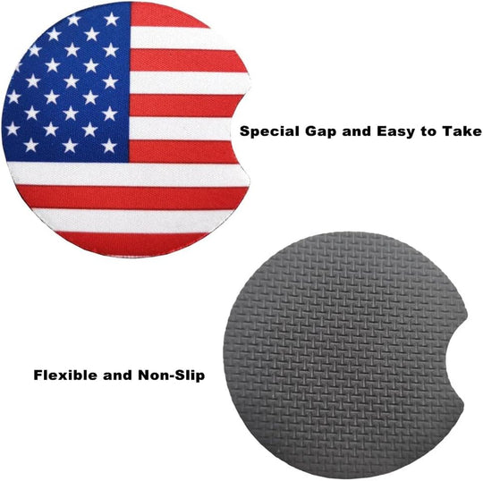 Pack of 2 (Flag) Car Coasters  