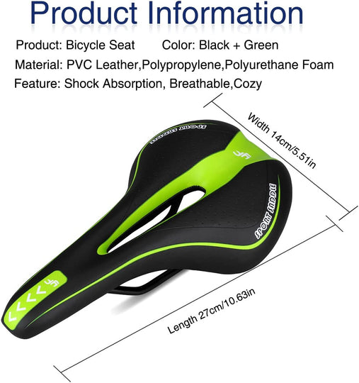 Foir Bike Saddle Mountain Bike Seat Breathable Comfortable Bicycle Seat with Central Relief Zone and Ergonomics Design Relax Your Body Road Bike and Mountain Bike