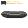 2.4Ghz Mini Wireless Keyboard with Touchpad Mouse, LED Backlit