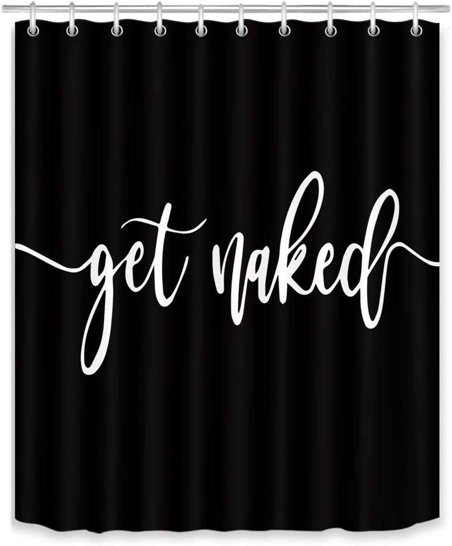  Get Naked Shower Curtain 