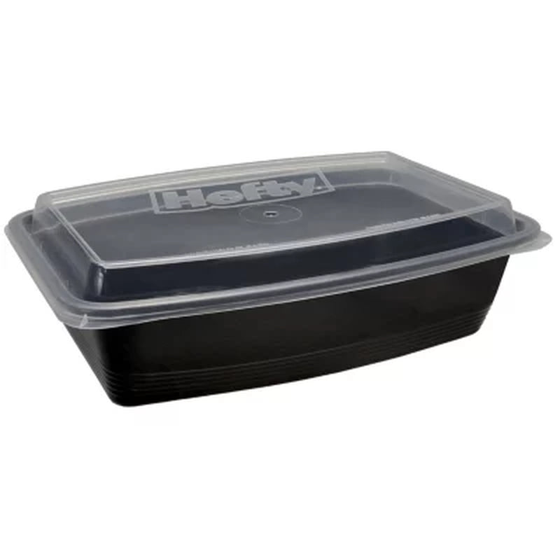 30 Count Hefty Food Storage Containers w/ Lids- 18oz each