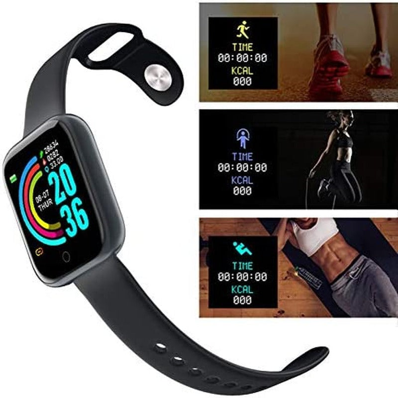 Smart Watch Fitness Tracker 1.44" Touch Screen for iOS & Android