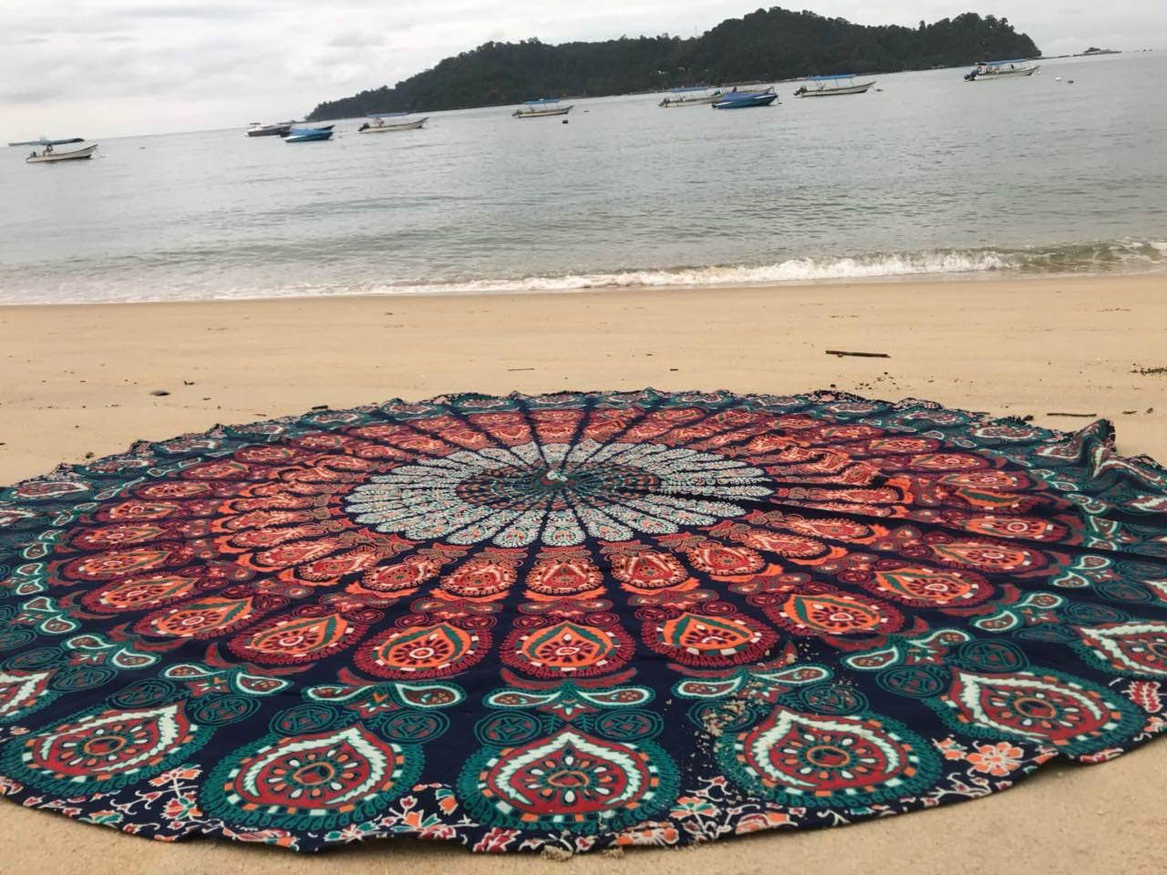 Round Beach Tapestry