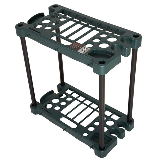 Compact Garden Tool Storage Rack - Fits over 30 Tools