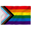 3X5 Feet Progress Pride Flag - Rainbow Transgender/ Lesbian/LGBT/Flag Polyester