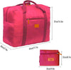 Travel Duffel Bag Lightweight Foldable Travel Bag for Women and Men Waterproof Tote Carry On Luggage Bag Weekender Overnight Bag (Red)