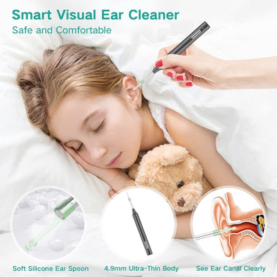 HD Wireless Ear Wax Removal, Ear Cleaner with 1080P Camera