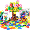 Brain Flakes 500 Piece Interlocking Plastic Disc Set - A Creative and Educational Alternative to Building Blocks - Tested for Children's Safety - A Great Stem Toy for Both Boys and Girls