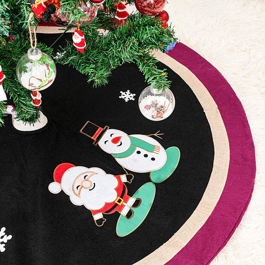 48" Decorative Christmas Tree Skirt 