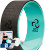 pete's choice Yoga Wheels with Yoga Strap & Exercise Guide | Comfortable & Durable Yoga Balance Accessory | Increase Flexibility | Improve Posture