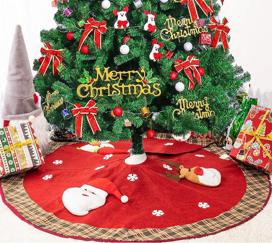 Santa And Friends Holiday Tree Skirt