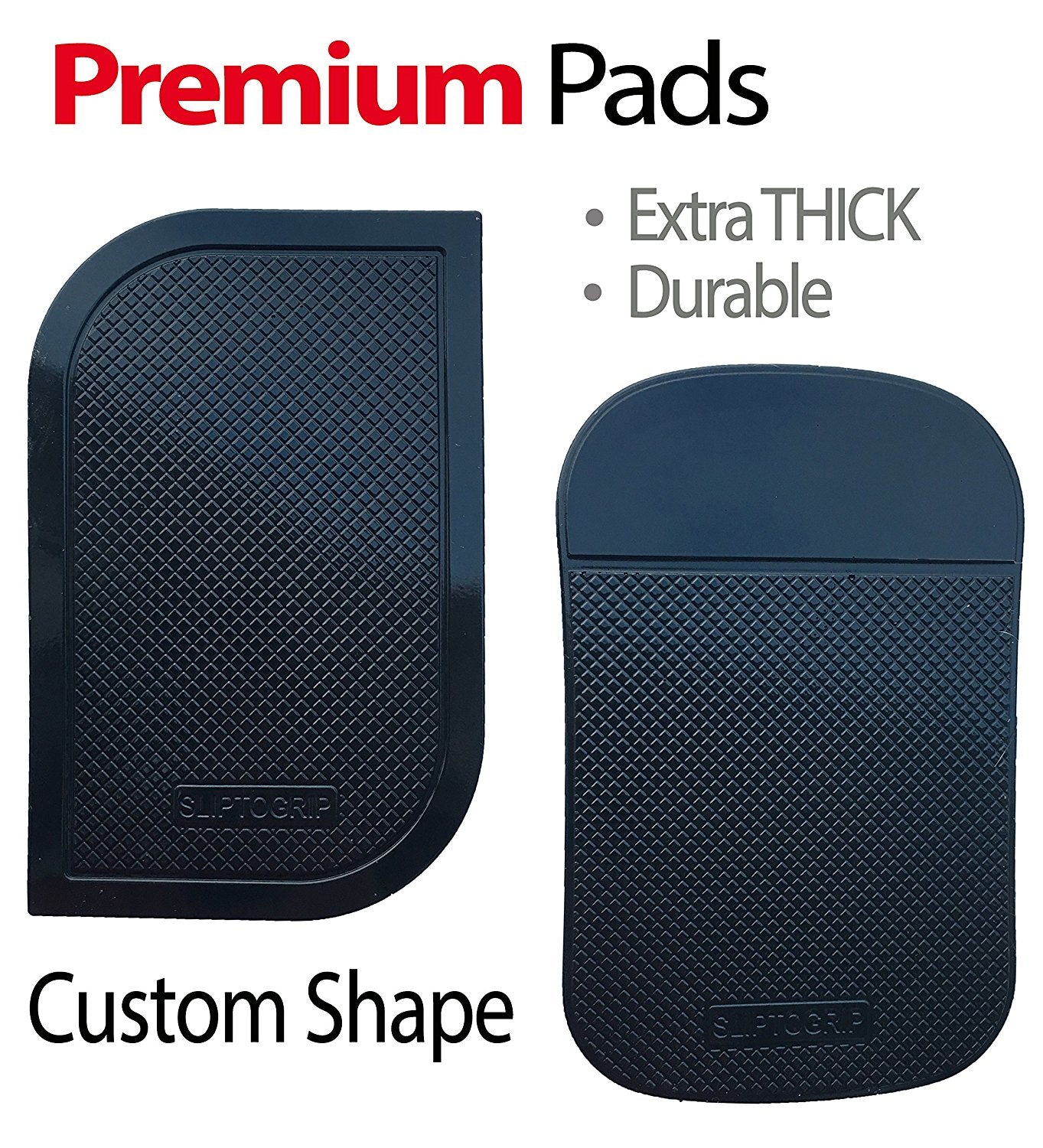 2 Pack: Premium Universal Multi-Purpose Sticky Anti-Slip Gel Pads