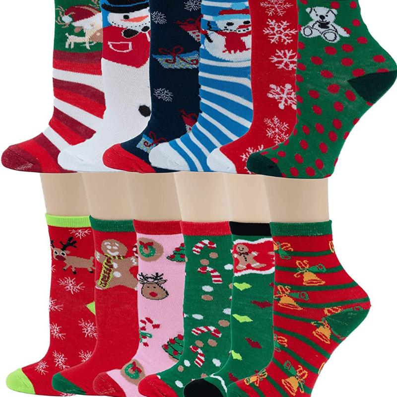 12 Pack Kids Novelty Socks