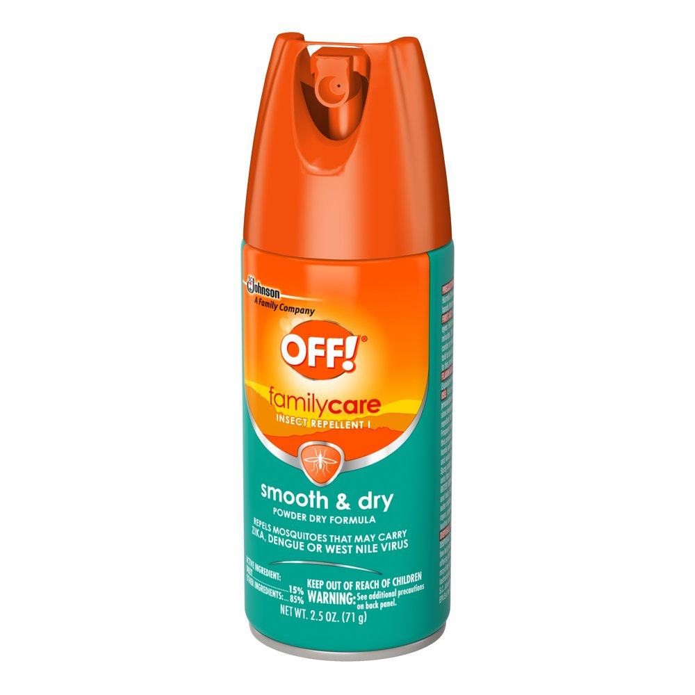 OFF! Familycare Insect Repellent I, Smooth & Dry, 2.5 Oz, 1Ct